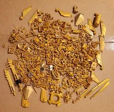 LEGO BULK LOT PEARL GOLD PIECES