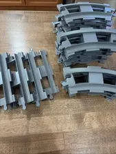 Lego Duplo 6378 Thomas The Train Dark Gray Curved Train Tracks Lot Of 20