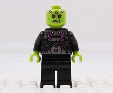 LEGO sh0159 Minifigure DC Super Heroes Brainiac Attack 76040 Superman Villain