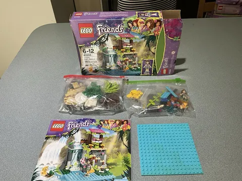 LEGO Friends 41033 Jungle Falls Rescue 100% Complete Box & Instructions free SH