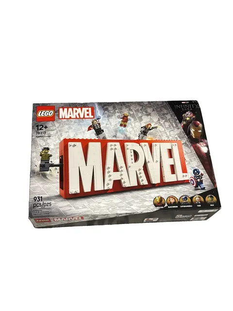 LEGO Super Heroes: Marvel Logo & Minifigures (76313) NEW/SEALED 