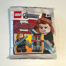 LEGO Marvel Avengers Black Widow Minifigure Foil Pack Polybag Age 6+