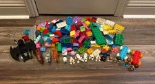 Lego Duplo blocks LOT - 205 Pieces includes 16 Figures  - Animals, Cars, & More