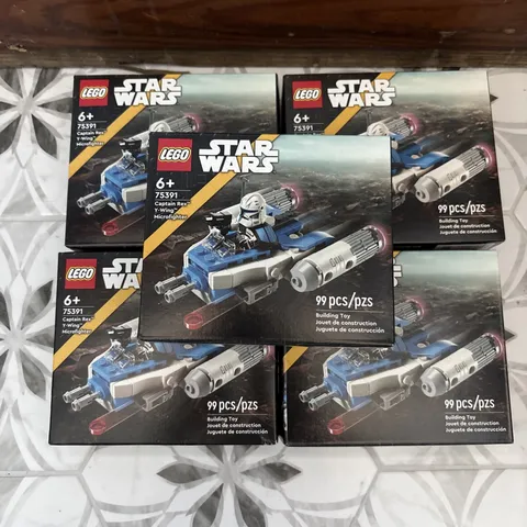 Lot Of 5 LEGO Star Wars: Captain Rex Y-Wing Microfighter (75391) - SEALED