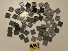 Lego Parts Lot Grey Plates