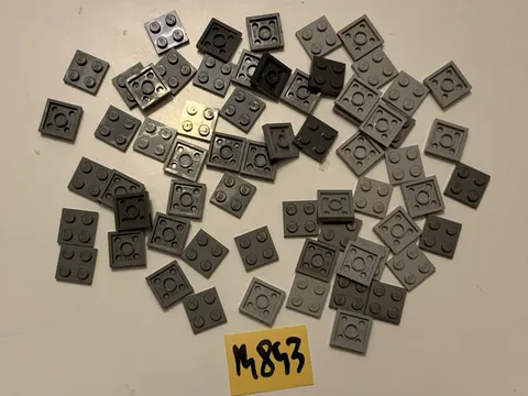 Lego Parts Lot Grey Plates