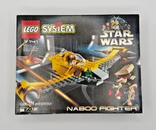 NEW SEALED LEGO Star Wars Naboo Fighter 7141 NISB - Vintage 1999 RARE