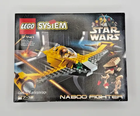 NEW SEALED LEGO Star Wars Naboo Fighter 7141 NISB - Vintage 1999 RARE