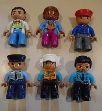 Lego Duplo People ~ Grocer / Teacher / Workers