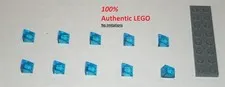 LEGO NEW 1x1 Transparent Dark Blue Slope 31° (10x) 4244366 Brick 35338