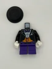 Lego Batman DC 2006 The Penguin Dark Purple Minifigure bat010 7783 7785 No Head