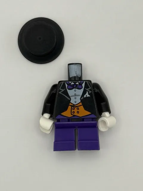 Lego Batman DC 2006 The Penguin Dark Purple Minifigure bat010 7783 7785 No Head
