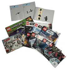 LEGO Instruction Manual Lot Star Wars 501st 75280 Minecraft 21151 Retired Books