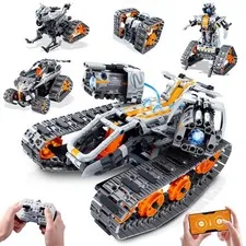 Technology Robot for Kids with LED Light, 5in1 APP and Remote Control Kit...