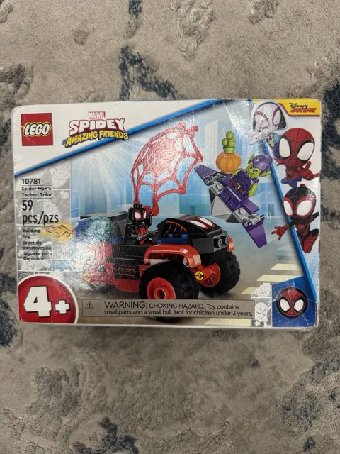 Lego Marvel Super Hero 10781 Spider-Man's Techno Trike New In Box
