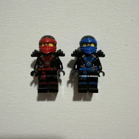 Lego Ninjago Deepstone Minifigures - Kai and Jay - Come as seen, no weapons