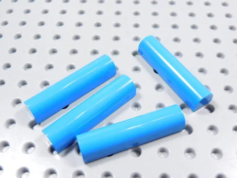 LEGO Lot of 4 Dark Azure 1x4 Curved Top Bricks BE
