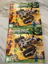LEGO Ninjago Ultra Sonic Raider 9449 Instructions ONLY Both Manuals Included