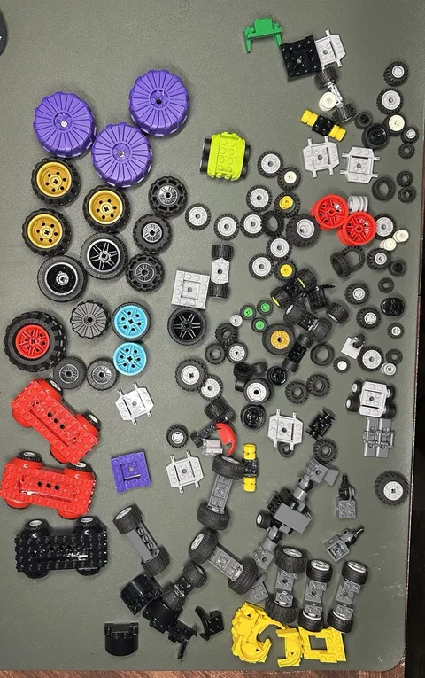 LEGO Wheels and Tires Lot