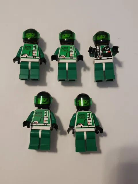 LEGO Space Police 2 Minifigure Lot Of 5