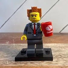 LEGO Movie 71004 President Business TLM002 Minifigure Complete CMF Octan Cup