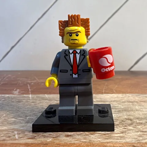 LEGO Movie 71004 President Business TLM002 Minifigure Complete CMF Octan Cup