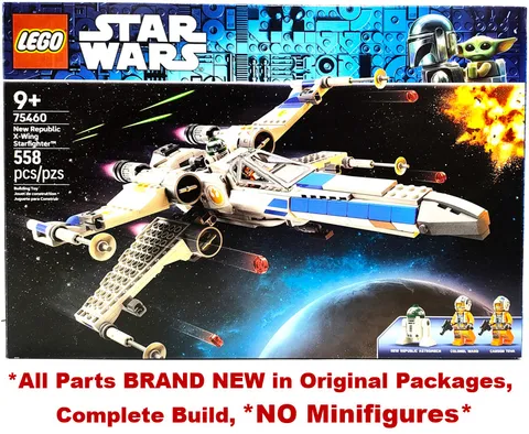 LEGO Star Wars: 75460 New Republic X-Wing Starfighter; NEW/Open *NO MINIFIGURES*