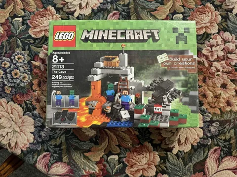 LEGO Minecraft 21113 The Cave Steve Zombie Spider Retired Brand New Sealed