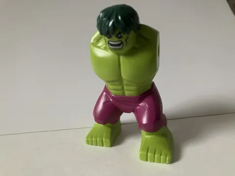 LEGO Marvel Incredible Hulk Minifigure 64356 Green Purple Pants NO ARMS Body