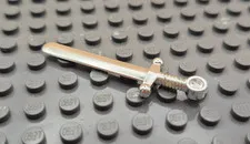Lego 6027 Chrome Silver Sword with Round Tip - Beautiful Condition