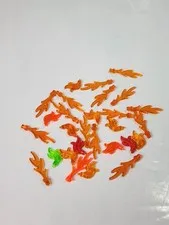 25 Lego Flames Trans Orange/red/Trans Green Lot Translucent 
