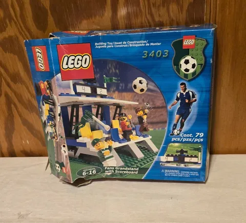 LEGO 3403 Fans Grandstand with Scoreboard  - 100% pieces + instructions & box