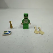 Lego Minecraft Turtle Skin Warrior (21254) Minifigure Figure