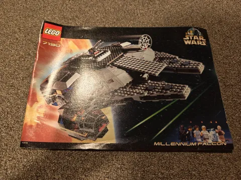Lego 7190 Millennium Falcon Star Wars Instruction Manual Only No Bricks