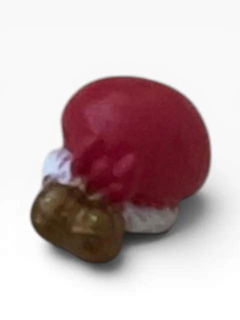 Miniature Santa pouch hat for a tiny doll Christmas holiday accessory