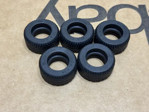 LEGO Parts - Black Tire 30.4 x 14 Solid - No 58090 - QTY 5