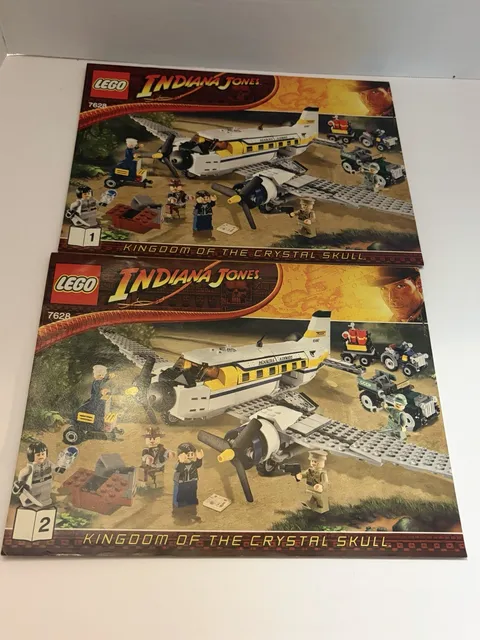 💥LEGO Indiana Jones Lot 7628 Instructions Manual only!