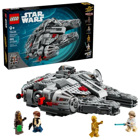 LEGO Star Wars 75426 SMART Play Millennium Falcon Starship Sealed Box New