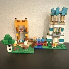 LEGO Minecraft The Crafting Box 4.0 21249 w/ Manual, Figures, and Open Box
