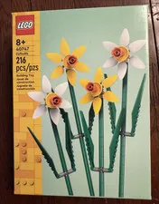 LEGO Daffodils Botanical Collection 40747 Complete Set 216 pcs Limited Ed