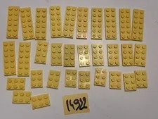 Lego Yellow Plates Coin Lot