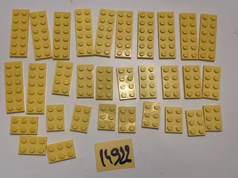 Lego Yellow Plates Coin Lot