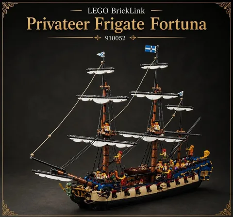 SEALED LEGO BrickLink Privateer Frigate Fortuna 910059 BDP Series 8