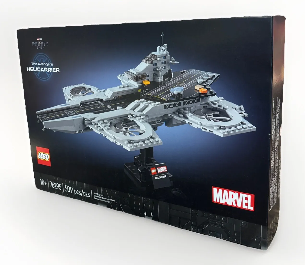 LEGO Marvel The Avengers Helicarrier Aircraft Carrier Set 76295 - NEW SEALED MIB