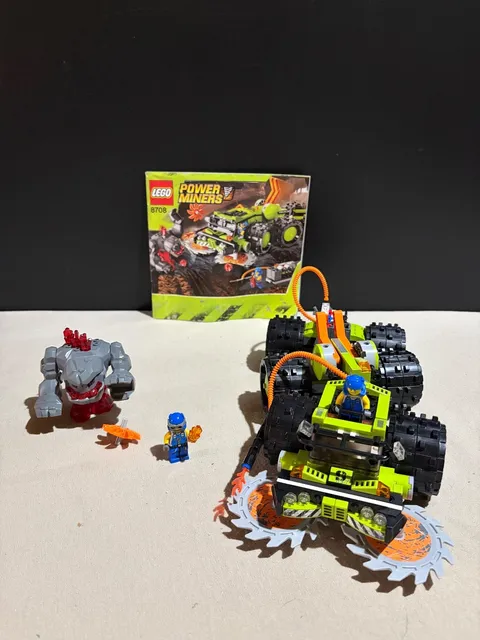 LEGO Power Miners: Cave Crusher (8708) INCLUDES INSTRUCTIONS