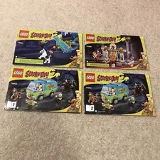 Lego Scooby-Doo 3 Sets of Building Instructions Manual Books 75900 75901 75902