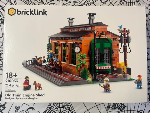 Lego 910033 Old Train Engine Shed Bricklink Designer Program Series 1 New Sealed