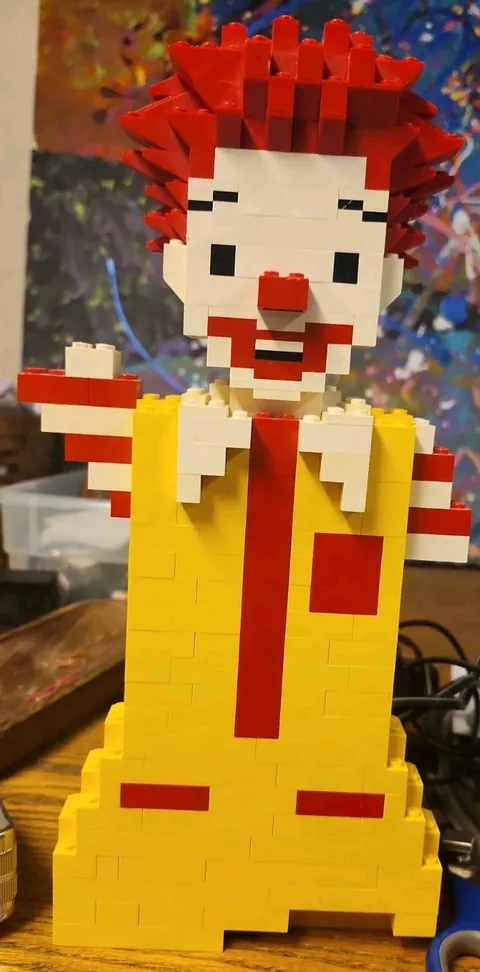 Vintage LEGO RONALD MCDONALD Mcdonalds INCOMPLETE
