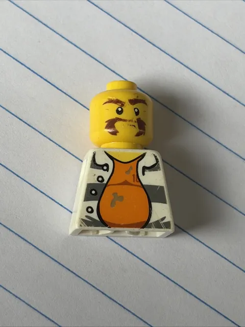 Jail Prisoner CTY0643 LEGO Collectible Minifigure Torso Some Damage