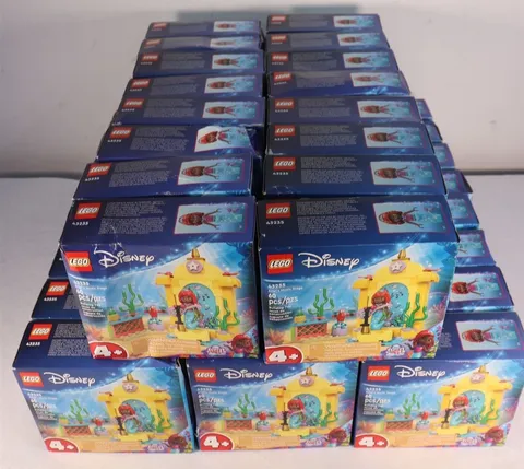 Lot of 40 LEGO 43235 Disney Ariel's Music Stage 60pcs New Box Damage